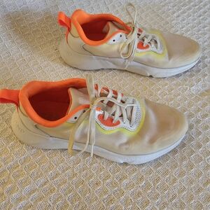 Cole Haan Beige and Orange Athletic Shoes
